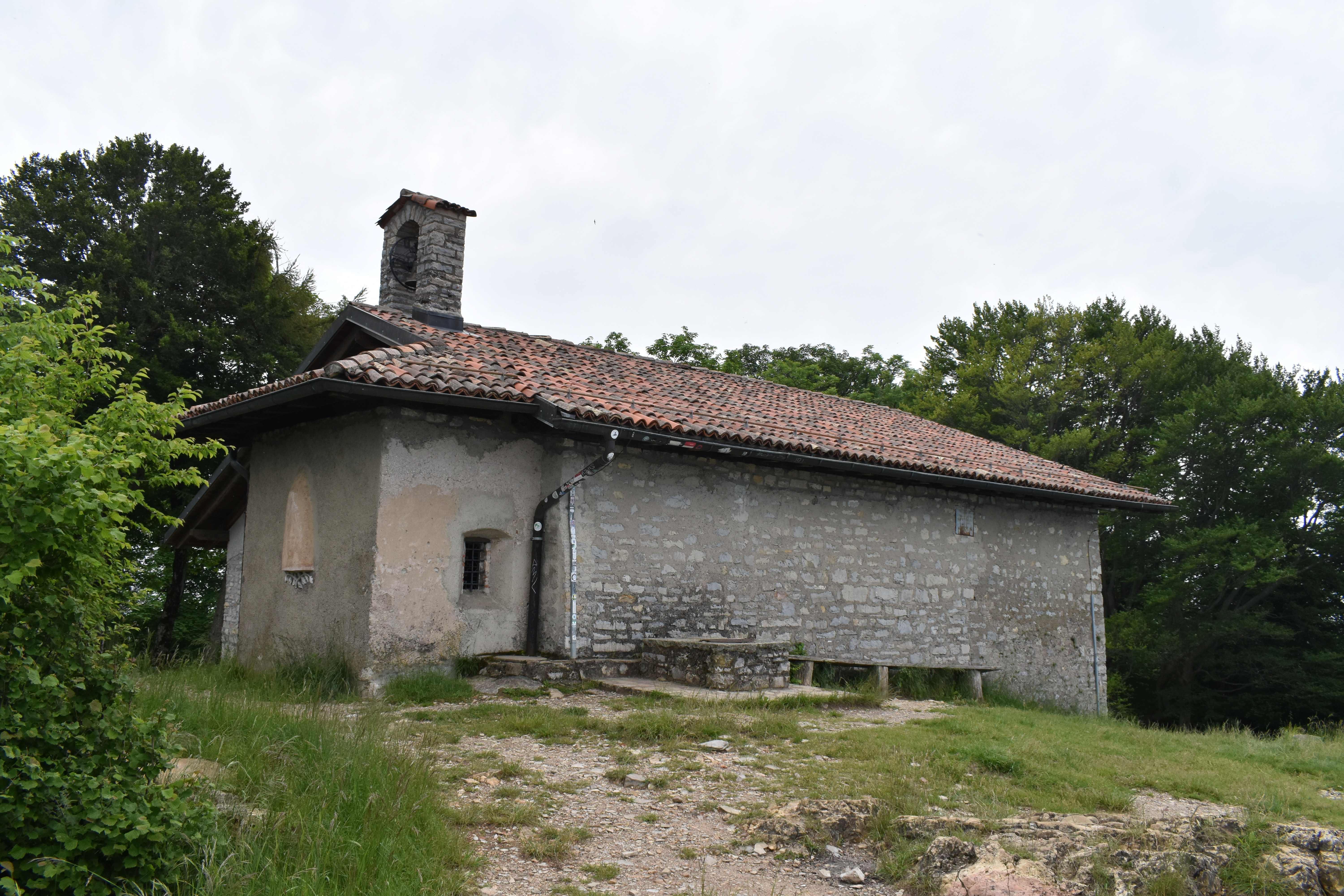 Hütte auf dem Monte San Giorgio